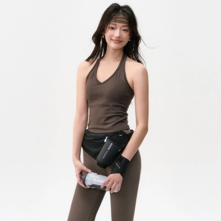 FitYoga บราสปอร์ตผู้หญิง มีโฟม หลังสวย คอแขวน สำหรับโยค้าปราลาซิท thumbnail 6
