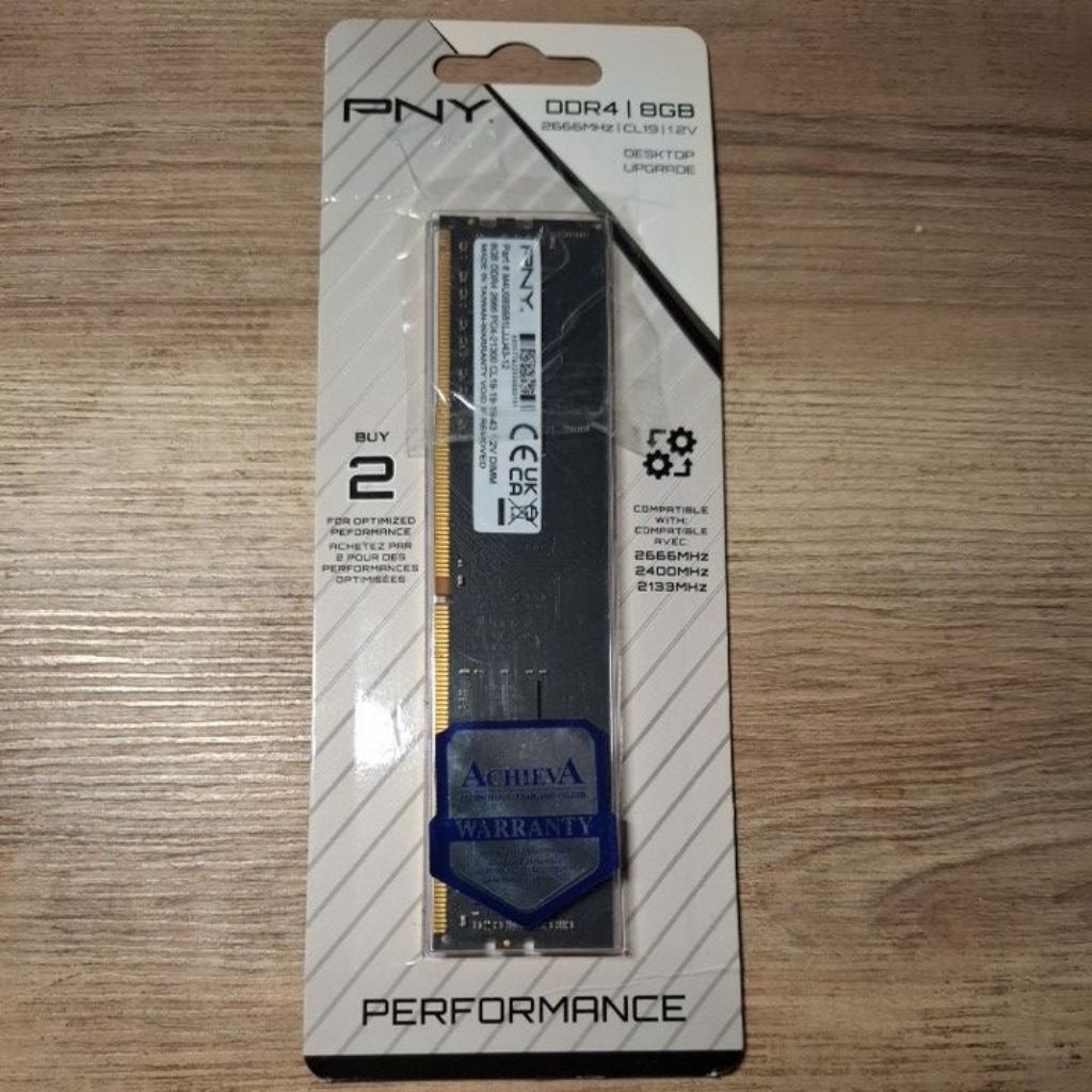 RAM DDR4 8 GB BUS 2666 MHz PNY ประกัน Lifetime
