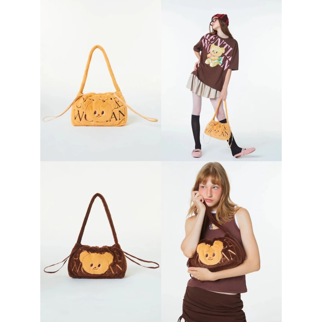 🧸Gentlewoman Butterbear กระเป๋าเกี๊ยว Dumpling Bag 💛พร้อมส่งไม่ต้องรอ💛 Hauler Shoulder Tote กระเป๋าสะพายไหล่ แท้จากช็อป - รูปที่ 2