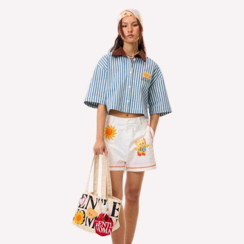 🧸Gentlewoman Butterbear กระเป๋าเกี๊ยว Dumpling Bag 💛พร้อมส่งไม่ต้องรอ💛 Hauler Shoulder Tote กระเป๋าสะพายไหล่ แท้จากช็อป - รูปที่ 4