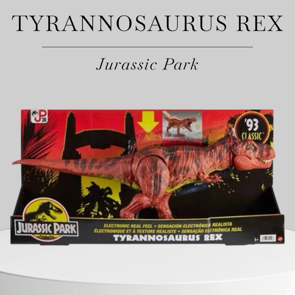 Mattel แท้ไดโนเสาร์ไทรันโนซอรัส เร็กซ์ T-REX
