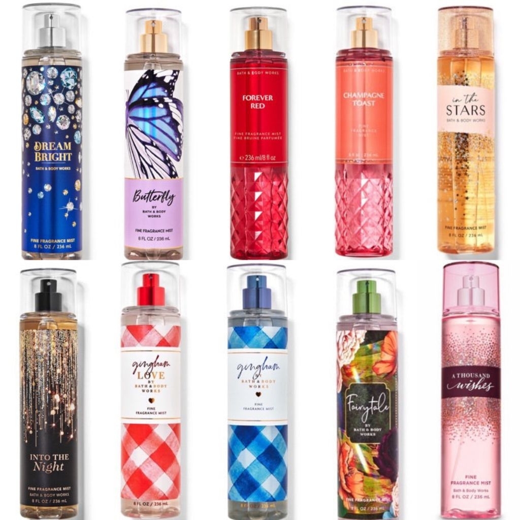 น้ำหอมแท้แบ่งขายBath & Body Works Body Mistน้ำหอมกลิ่นหรูหราลูกคุณหนู