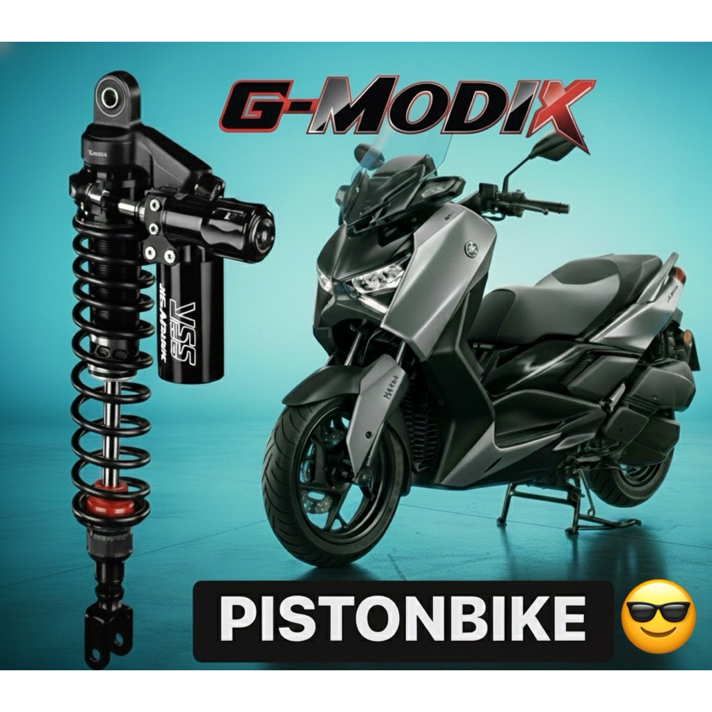 ล็อตใหม่ล่าสุด! โช๊คหลัง YSS G-ModiX Xmax300 ( พร้อมปรับเซ็ตค่ามาตรฐาน นุ่มหนึบ) By Pistonbike