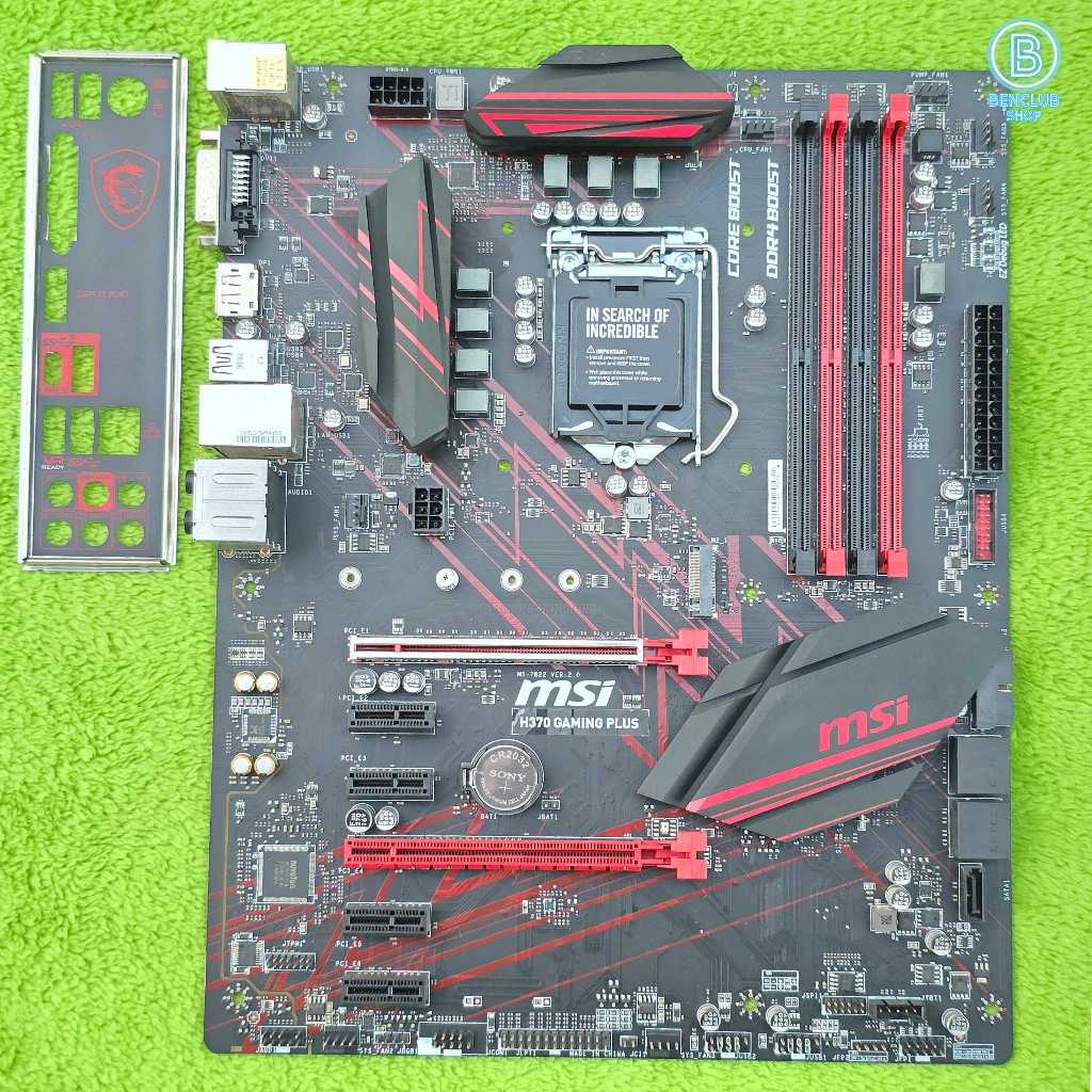 MB MSI H370 GAMING PLUS 1151v2 รองรับถึง i9-9900K เมนบอร์ดมือสอง