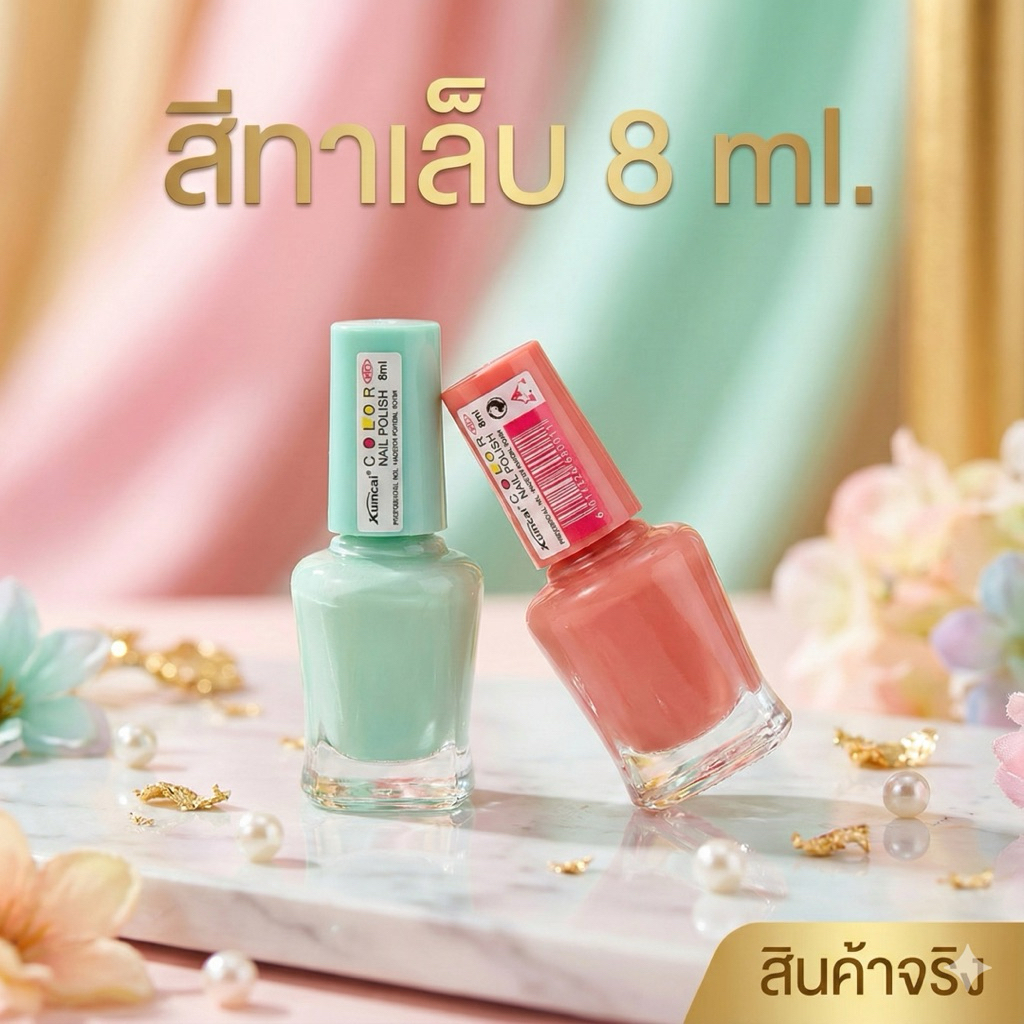 🌷สีทาเล็บ cuancai ยกกล่อง 24 ชิ้น🌷ขนาด 8 ml.มีราคาส่ง รูปที่ 2