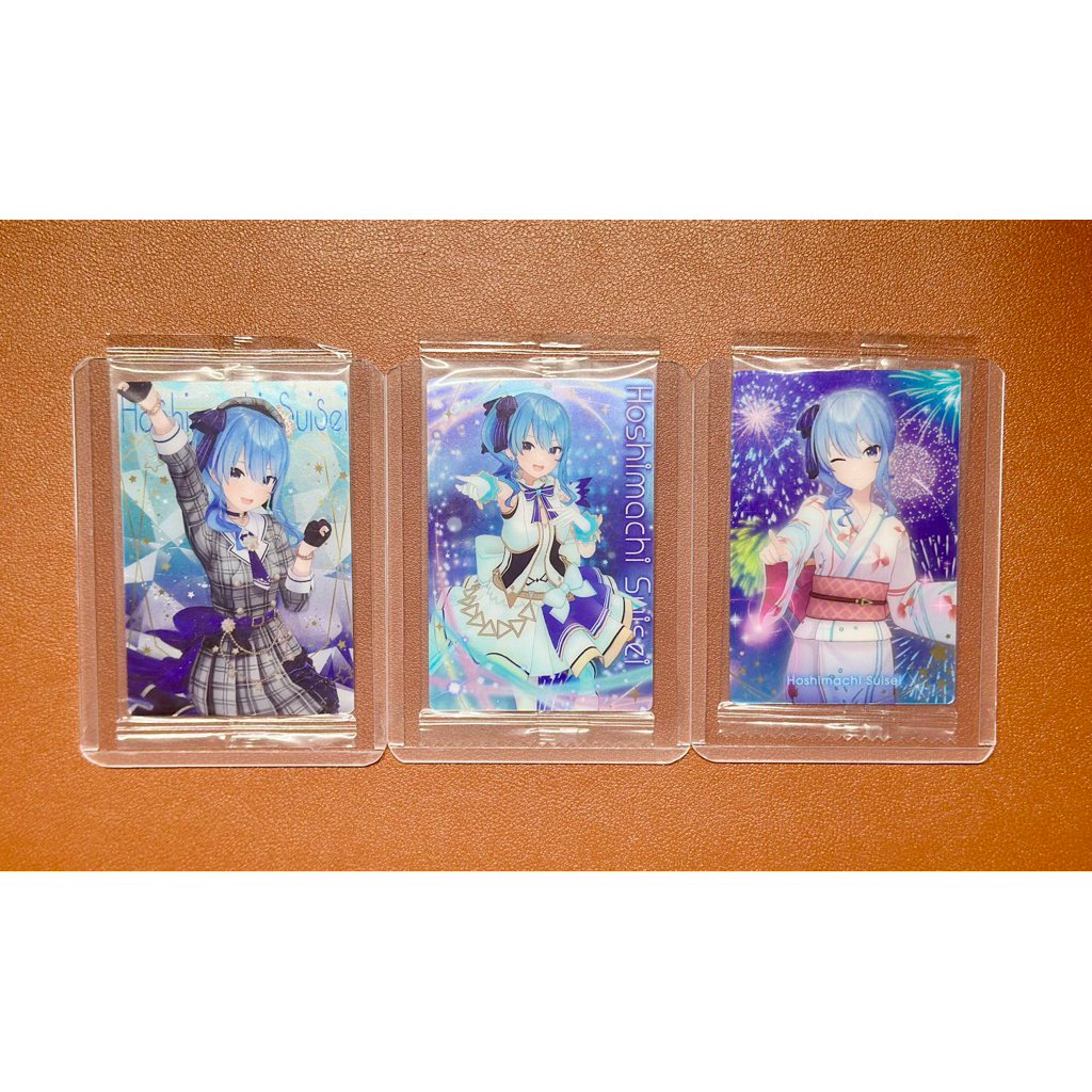 🎤 Hololive Wafer Card "Suisei" การ์ดของแถมจากขนม Wafer (Vol.1&2&3) 💫