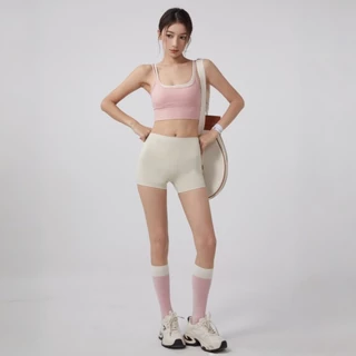 GymHub สินสวมใส่ง่ายสำหรับโยคะ ชุดชั้นในซัพพอร์ตปรับสรีระสายบาง กันแรงกระแทก ระบายอากาศดี เหมาะกับการฝึกโยคะ พ