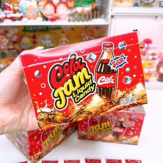 พุดดิ้งเยลลี่แยมโคล่า แคนดี้ แบบหลอด (1 กล่อง 30 ชิ้น)