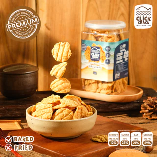 [กระปุก 90/200 กรัม] คอนเฟลกปลาอบกรอบ 100% เนื้อปลา 95% กรอบอร่อย | Click-Crack Crispy Fish