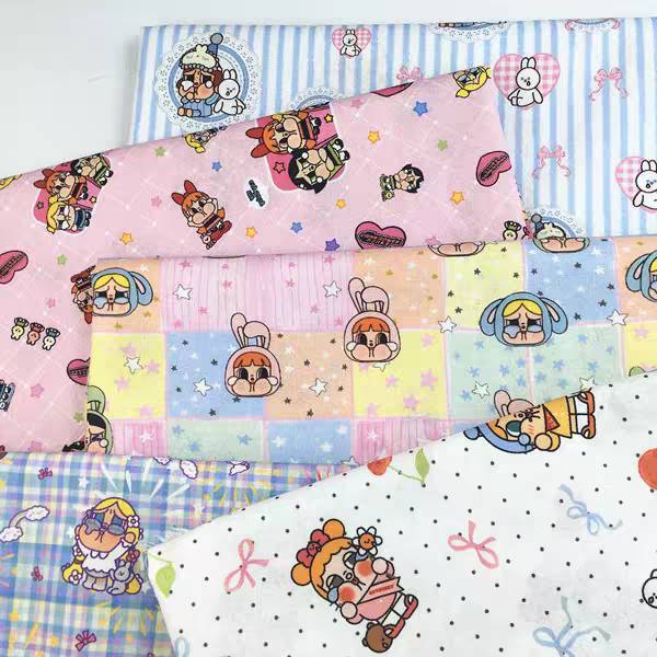 Preorder-ผ้าคอตตอนแท้100%_พิมพ์Digital หน้ากว้าง 110ซม.(44นิ้ว) ผ้าเมตร ผ้านำเข้า(Art Toy)