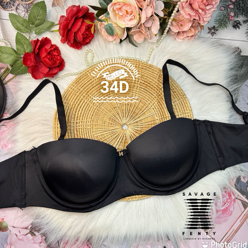 Savage X Fenty 34D ใหม่มาก ฟองบาง เปลี่ยนสาย สะอาด