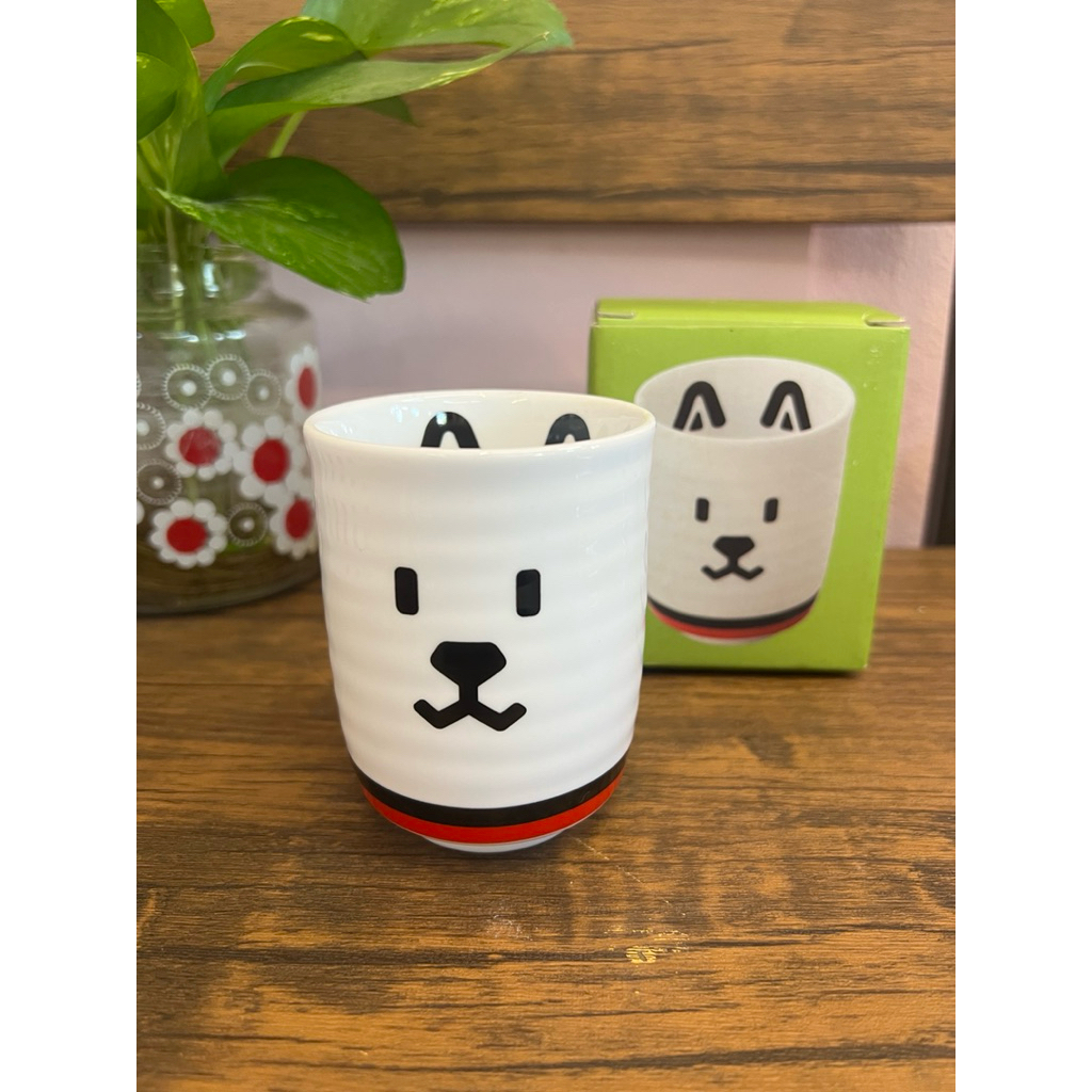 CP02501 - แก้วน้ำ ลายน้องหมาน่ารัก ขนาด 2.5x3.5 นิ้ว