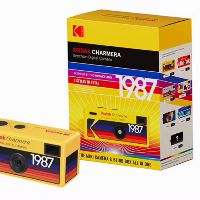 พร้อมส่งด่วน ของแท้ กล้องสุ่ม kodak พวงห้อย กล้องจิ๋ว KODAK CHARMERA Digital Camera กล่องสุ่มกล้องดิ