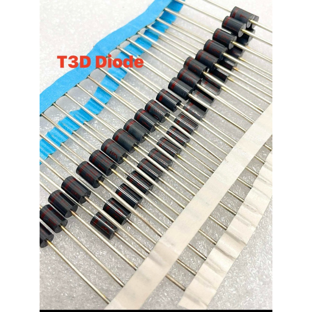 T3D (แพ็ค1ตัว) ไดโอตหางหนู Diode t3d ไดโอต ไดโอด T3D สีแดง พร้อมจัดส่ง
