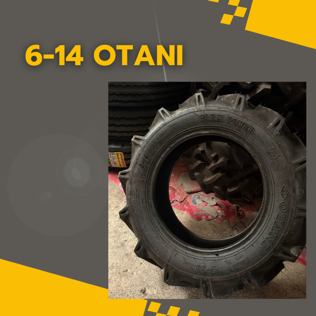 ยางหน้ารถไถ 6-14 (600-14) OTANI