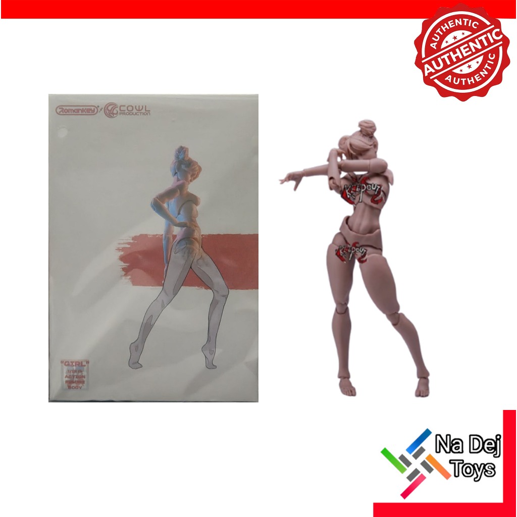 Romankey Female Body (Black Skin) 1/12 Figure โรแมนคีย์ บอดี้หญิง (สีดำ) ขนาด 1/12 ฟิกเกอร์
