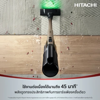 Hitachi ฮิตาชิ เครื่องดูดฝุ่นชนิดไร้สาย 550 วัตต์ 1.95 กก รุ่น PV-XH4PCGCTH / Wet & Dry 550 วัตต์ PV-XHW4PCGCTH