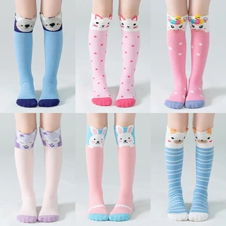 ShopAt.Two[SC-0019] ถุงเท้ายาวสำหรับเด็ก แฟชั่นสไตล์เกาหลี พร้อมส่ง