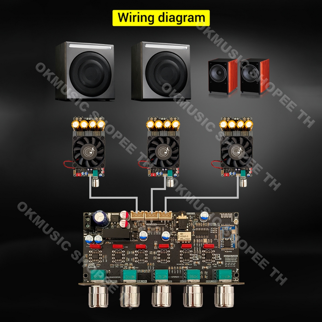 ZK-PRO2 แท้ บอร์ดขยายเสียงพรีแอมป์ Bluetooth APTX QCC3034 DAC ES9023 เสียงใส เบสลึก สำหรับ DIY เครื่องเสียง - รูปที่ 4