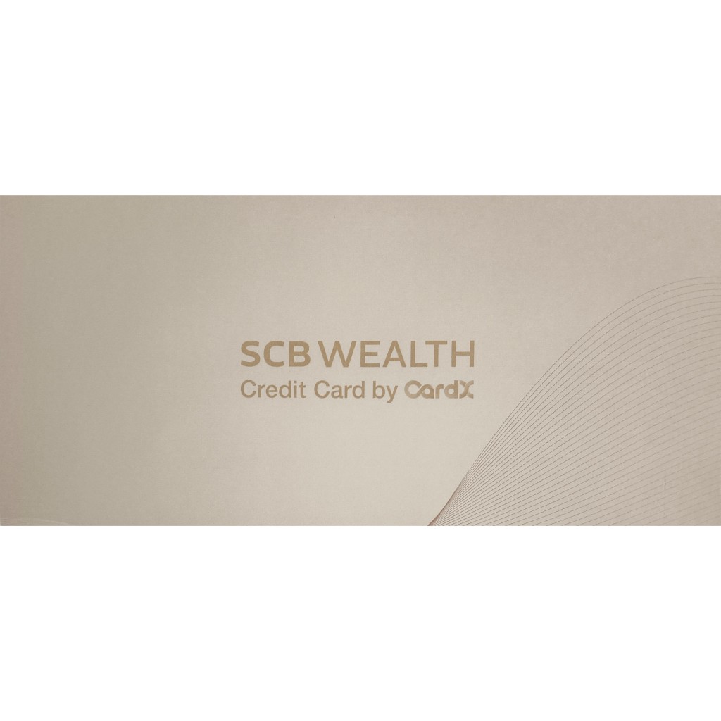 💜💜SCB💜💜SCB WEALTH Credit Card by CardX ธนาคารไทยพาณิชย์💷ของสะสม