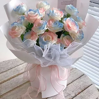 ริบบิ้นหางปลา 4ซม. × ยาว 9เมตร! ขอบลอนคลื่นสวยงาม สำหรับห่อของขวัญ/ตกแต่งเค้ก/ทำดอกไม้บูชา