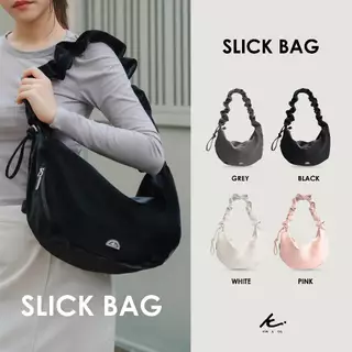 KIM&CO. ORIGINAL - SLICK BAG(KCBT007) กระเป๋า Crossbody มี 6 สี Black/Grey/White/Pink/Brown/Blue