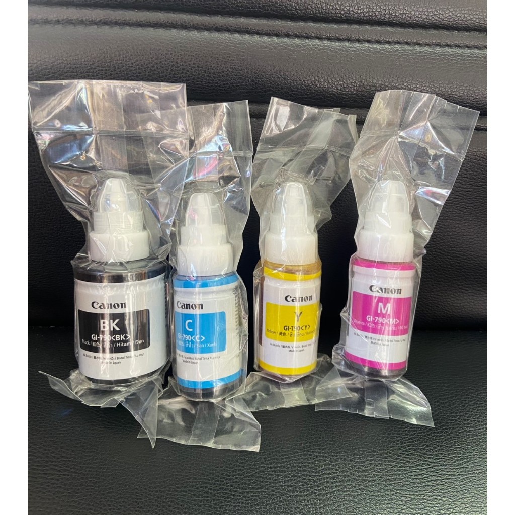 Canon หมึกแท้ GI-790 BK/C/M/Y for G1000/G2000/G3000/G4000 (NO BOX) ของแท้