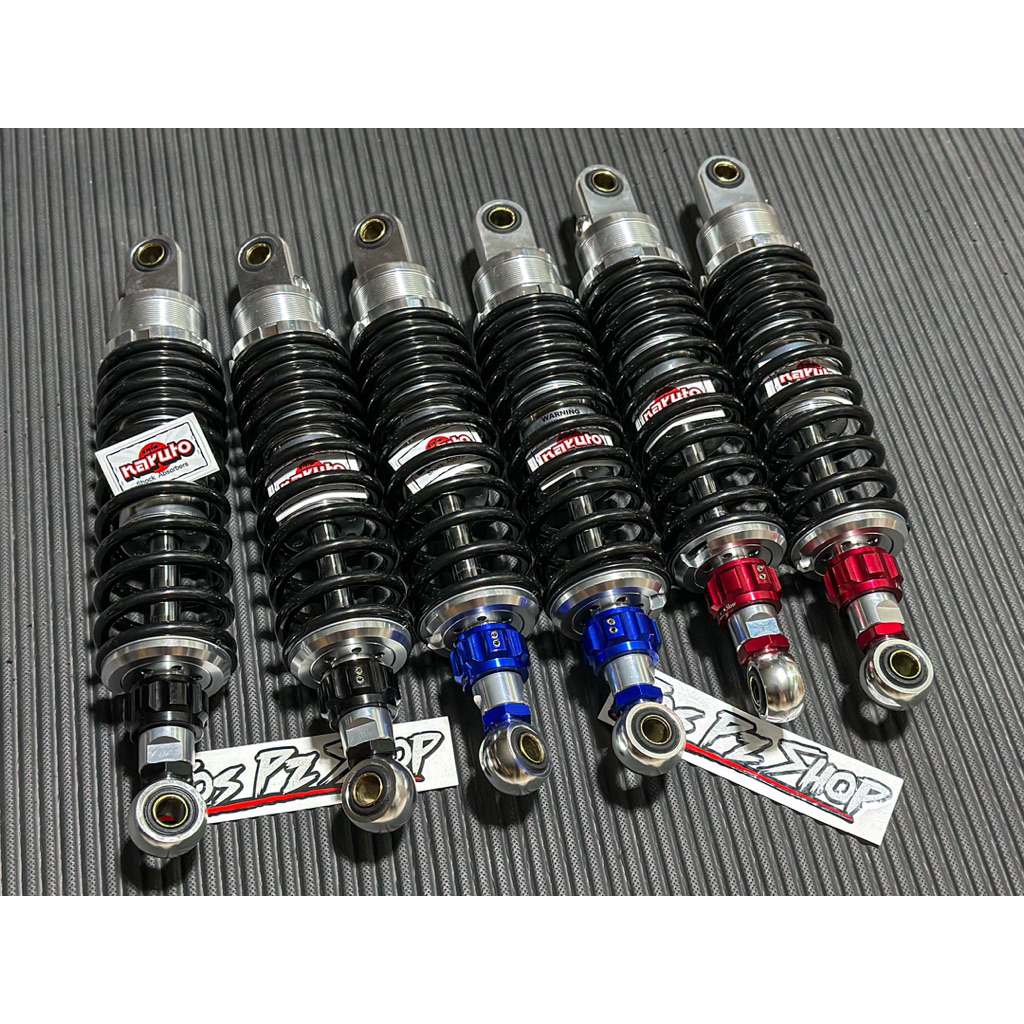 โช๊ค นารูโตะ ปรับรีบาว 24 ระดับ Wave 320 mm ตรงรุ่น แกนใหญ่ 14 มิล  แถมสติ๊กเกอร์ แก๊สซ ครบๆ มีรับประกัน 90 วัน พรัอมส่ง