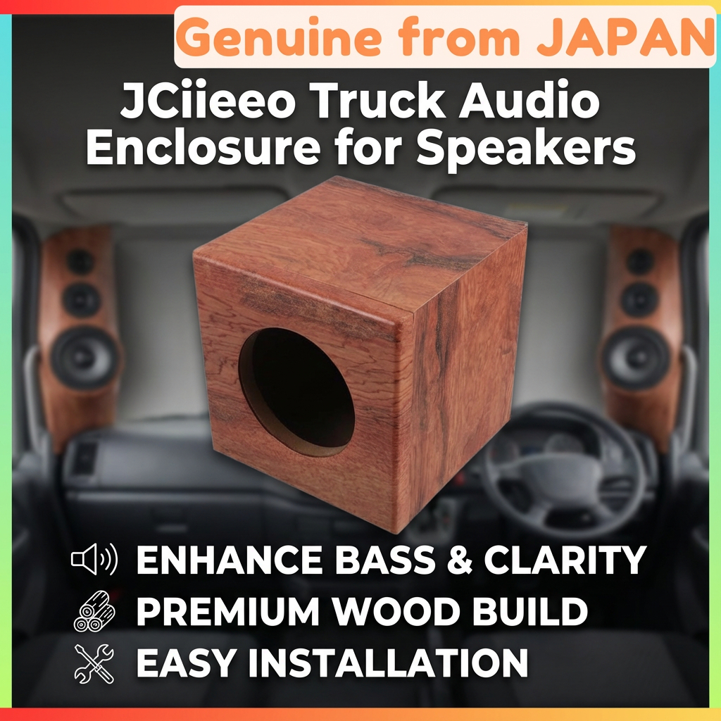 Ciieeo Car Speaker Box Truck Audio Enclosure Slim Speaker Box Space Saving Car Stereo Subwoofer