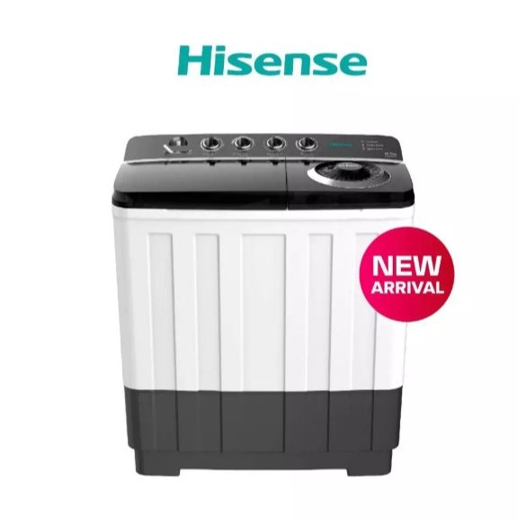 (พร้อมส่ง)Hisense เครื่องซักผ้าฝาบนสองถัง ความจุ14 /18 กก. รุ่นWSRB1401W / WSRB1813UB **ไม่มีบริการต