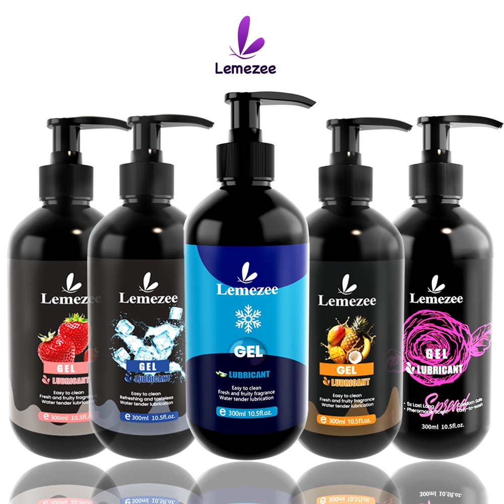 [พร้อมส่ง] Lemezee เจลหล่อลื่นผู้หญิง 300มล PH5.5 - กลิ่นผลไม้ 4 แบบ เพิ่มความสุขและเสน่ห์ในชีวิตรัก