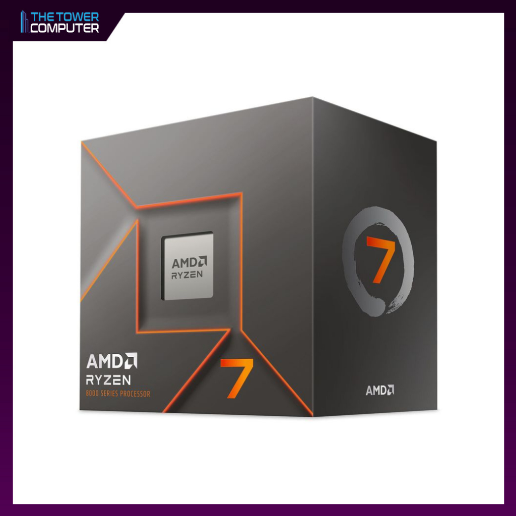CPU (ซีพียู) AMD RYZEN 7 8700F - 8C 16T 4.1-5.0GHz (AMD SOCKET AM5) รับประกัน 3 ปี