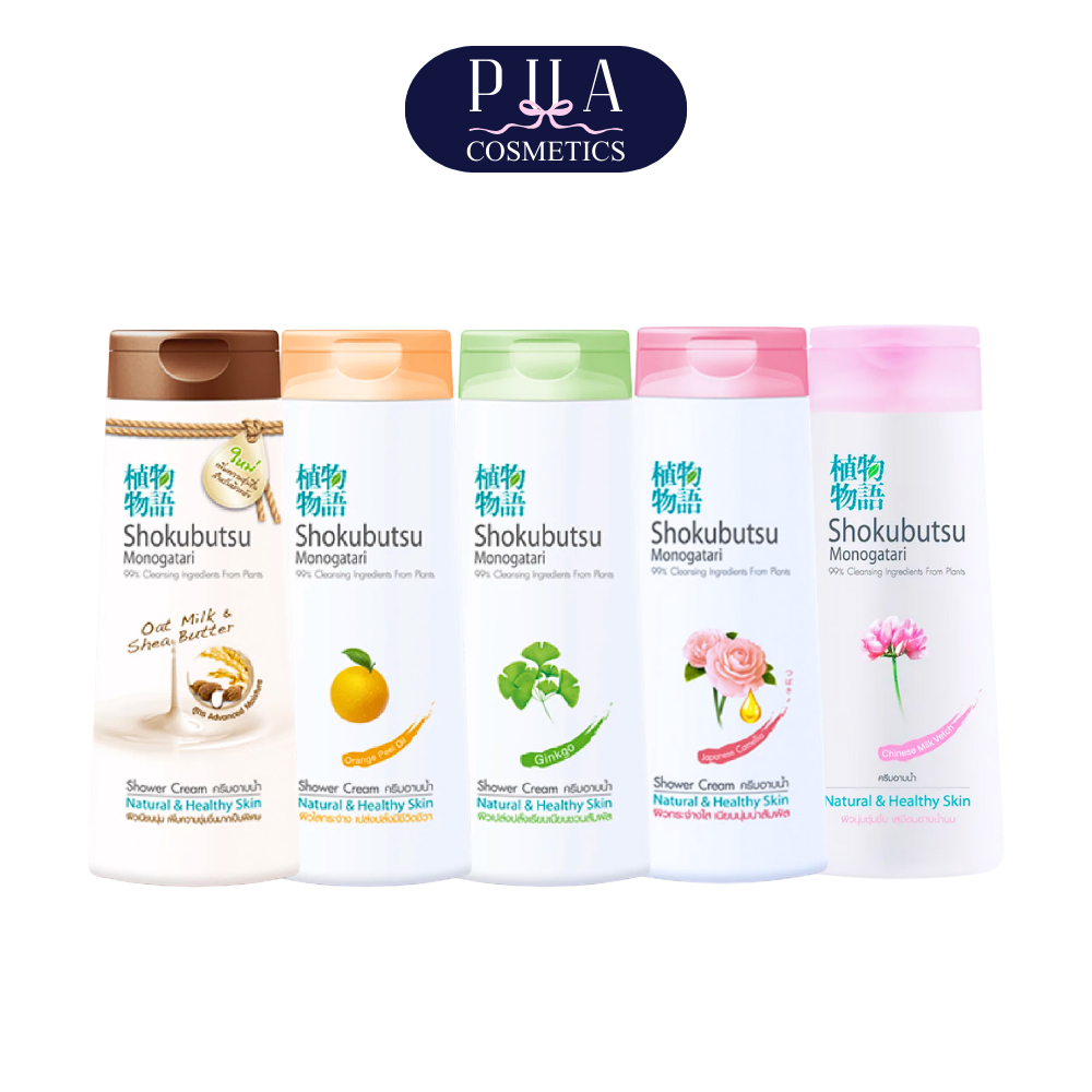Shokubutsu Monogatari Shower Cream ครีมอาบน้ำโชกุบุสซึ 200 ml