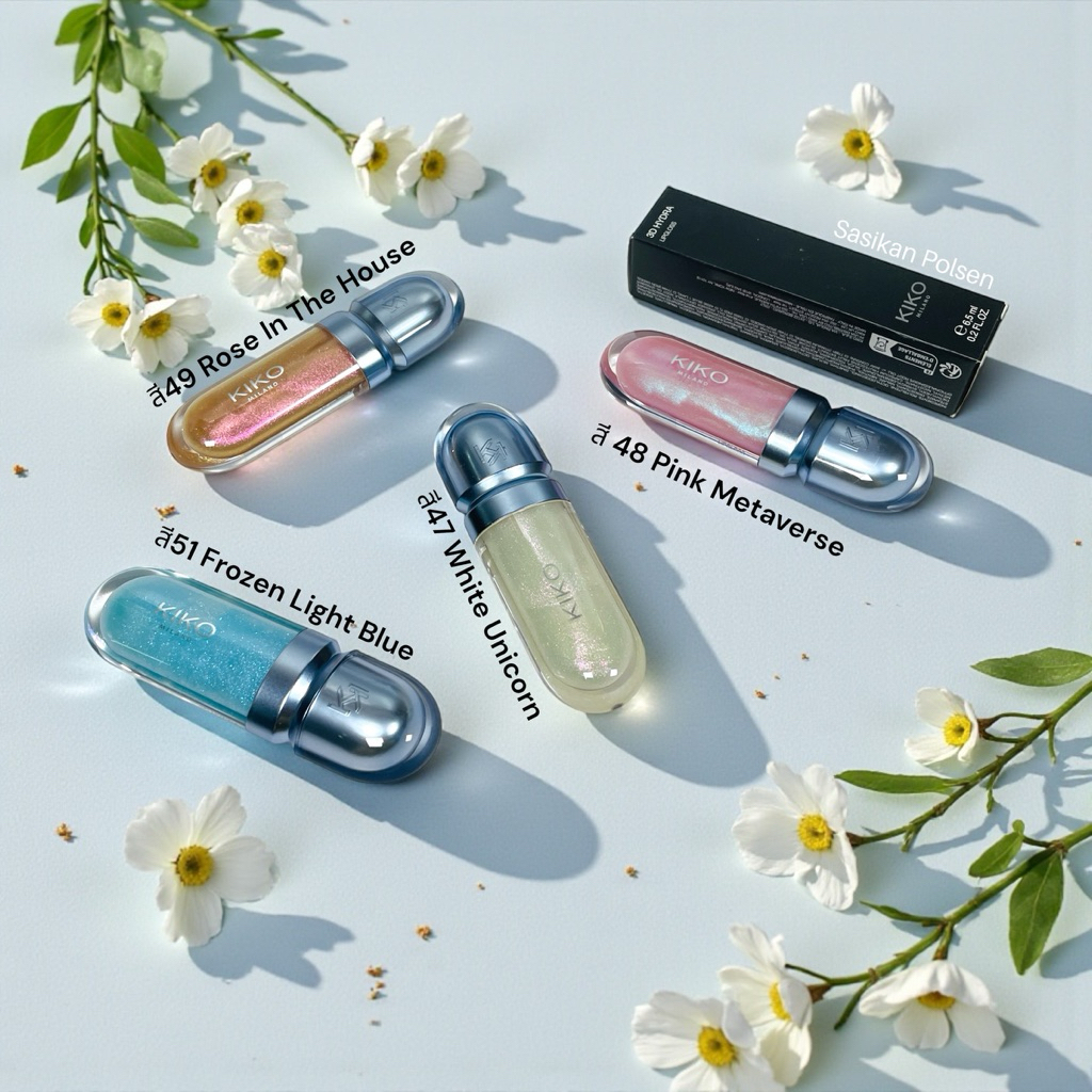KIKO Milano Limited Edition 3D Hydra Lipgloss 6.5ml.ลิปกลอส