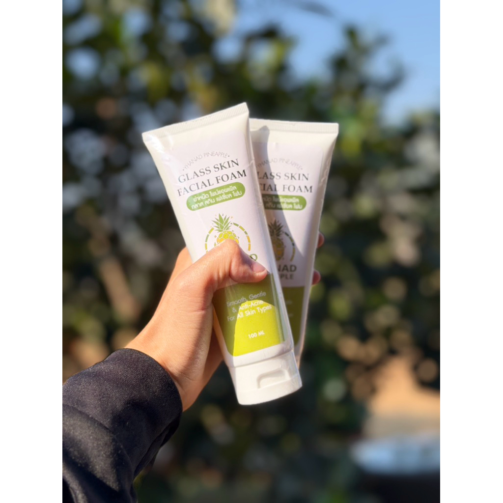 YHANAD PINEAPLE GLASS SKIN FACIAL FOAM