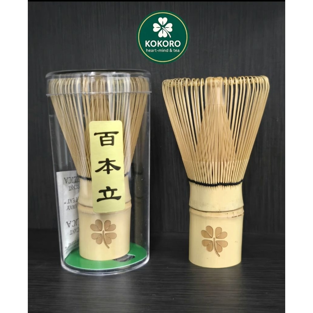 KOKORO🍀แปรงชงมัทฉะไม้ไผ่สีธรรมชาติ 100 ซี่ Handmade Bamboo Matcha whisk