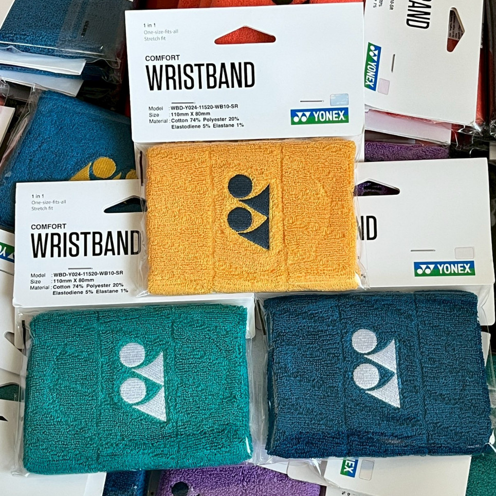 รัดข้อมือ Yonex Comfort Wristband (ของแท้) ซับเหงื่อ กระชับ นุ่ม เหมาะสำหรับคนเหงื่อเยอะ