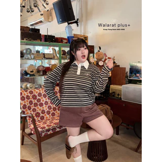 ส่วนลดโปรเปิดร้าน+ส่งฟรีโค้ดคุ้ม✅) พร้อมส่งเสื้อคอปกแขนยาวสุดชิค ใส่ได้ทุกวันแมตช์ง่ายสุดๆ”🌈(36-50)