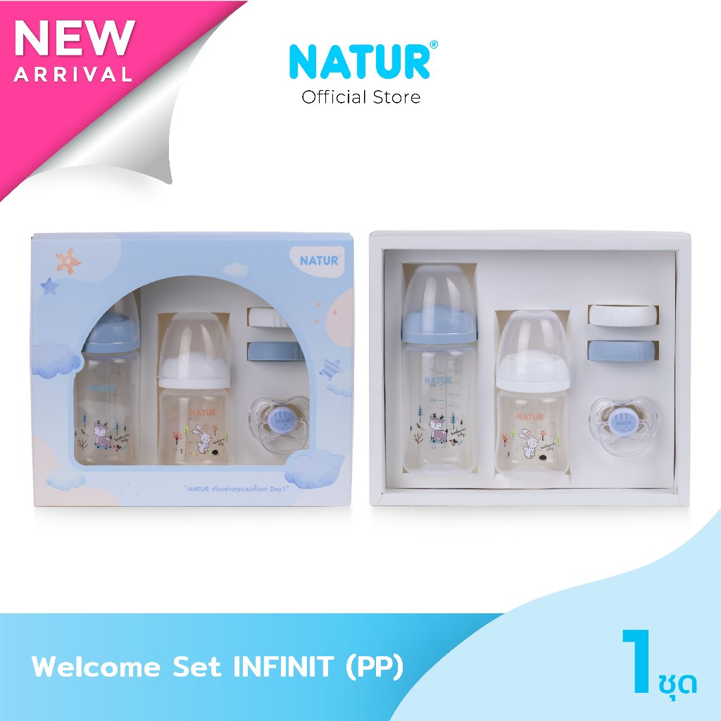 [NEW] NATUR เนเจอร์ Welcome Set INFINIT PP ชุดของขวัญเด็กแรกเกิด