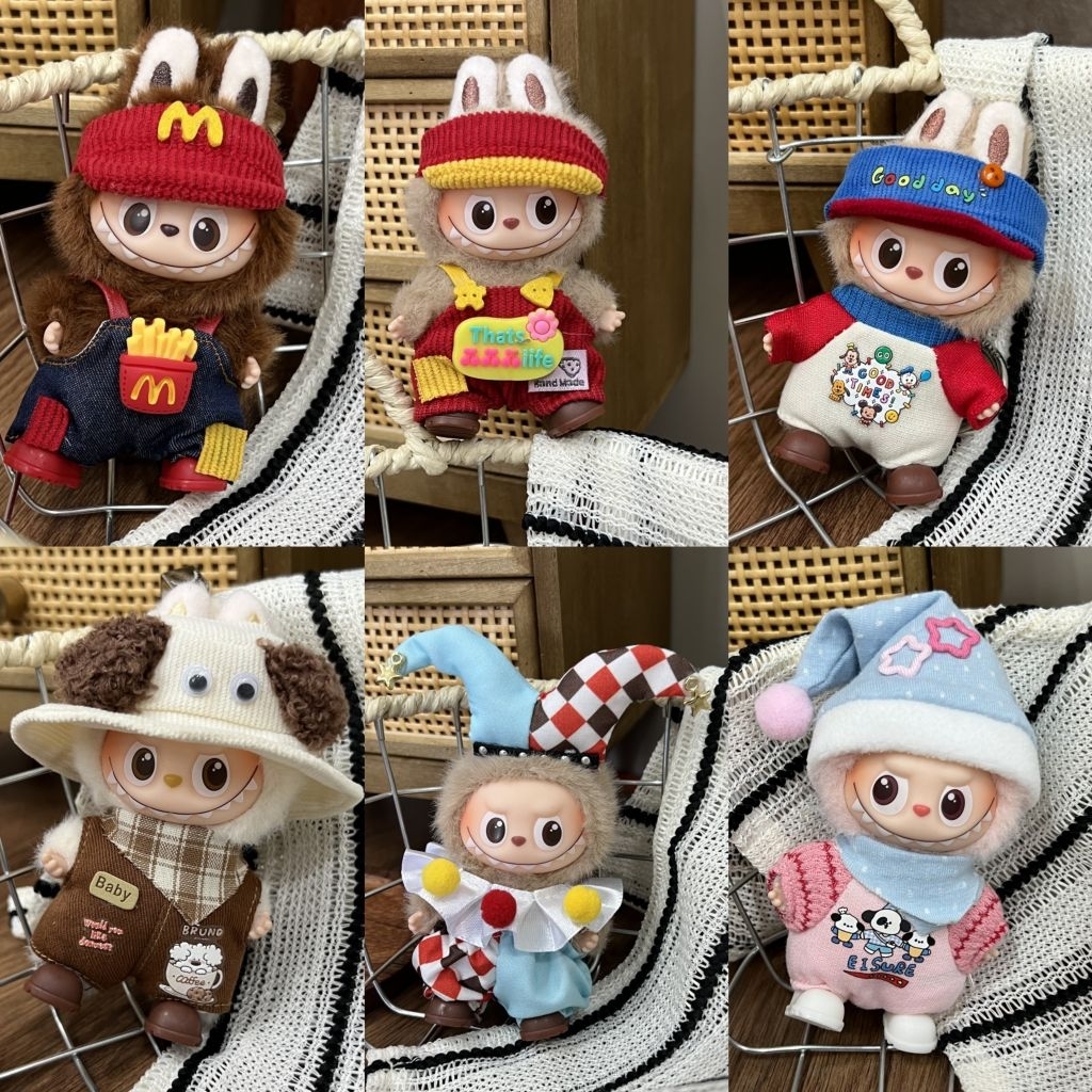 พร้อมส่ง ชุดตุ๊กตามือหนึ่ง ชุดตุ๊กตาลาบูบู้ v.4