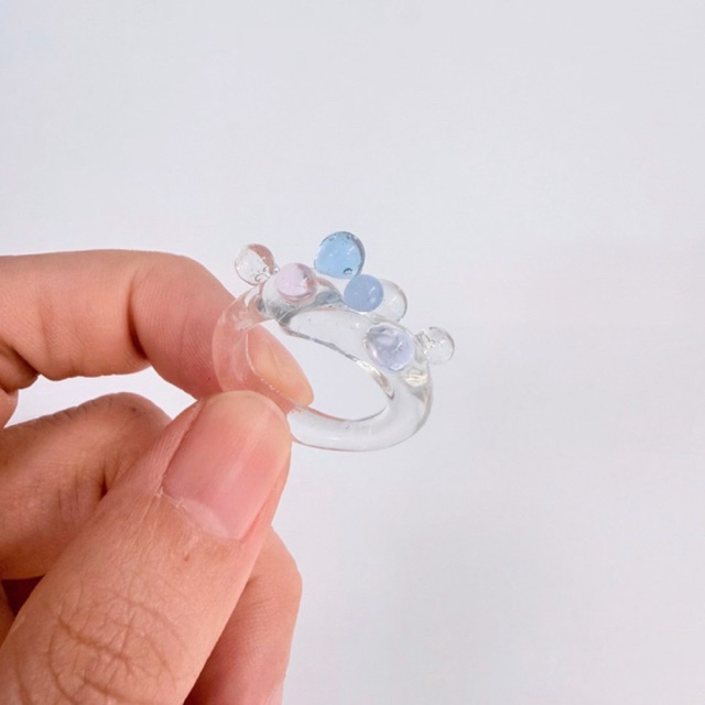 แหวนแก้ว รุ่น Cosmic Bubble แบรนด์ Lily.Joy