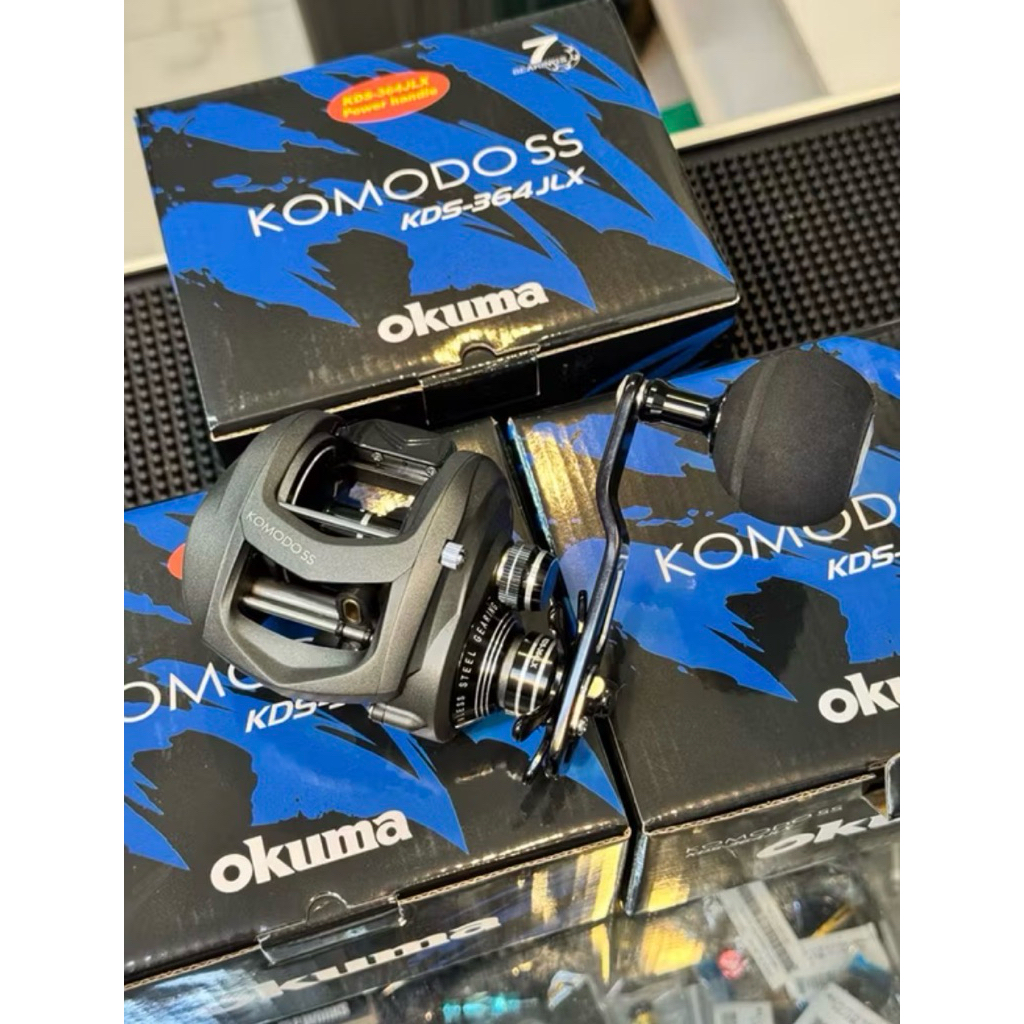 รอกจิ๊กกิ้ง OKUMA  KOMODO SS 364  มีหมุนขวาและหมุนซ้าย  Ratio 6.4 : 1