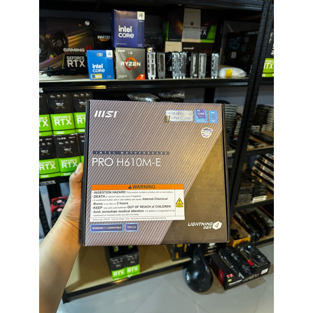 ราคาพิเศษมีชิ้นเดียว!! (เมนบอร์ด) MSI PRO H610M-E DDR5 M.2 Dual Channel DDR5 มีสินค้าพร้อมส่งด่วน