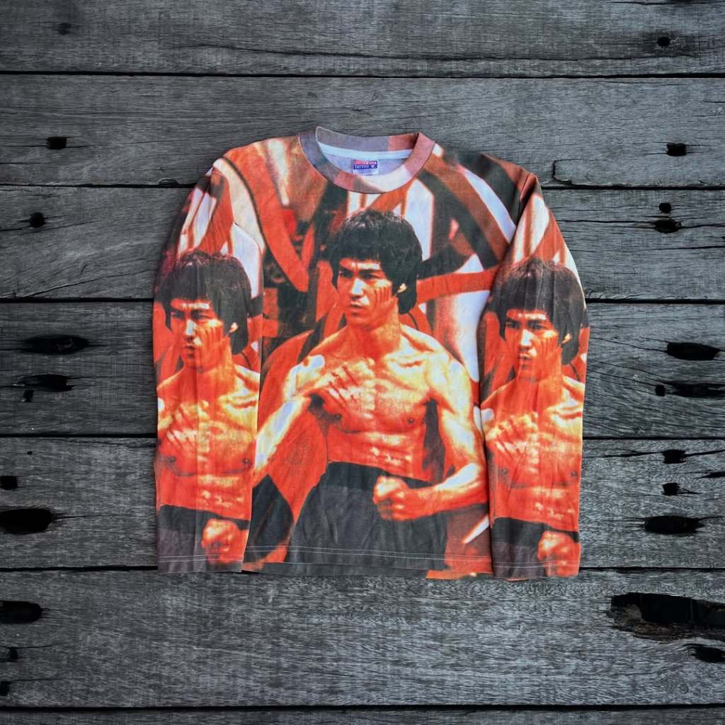 เสื้อ Bruce Lee vintage y2k แขนยาว