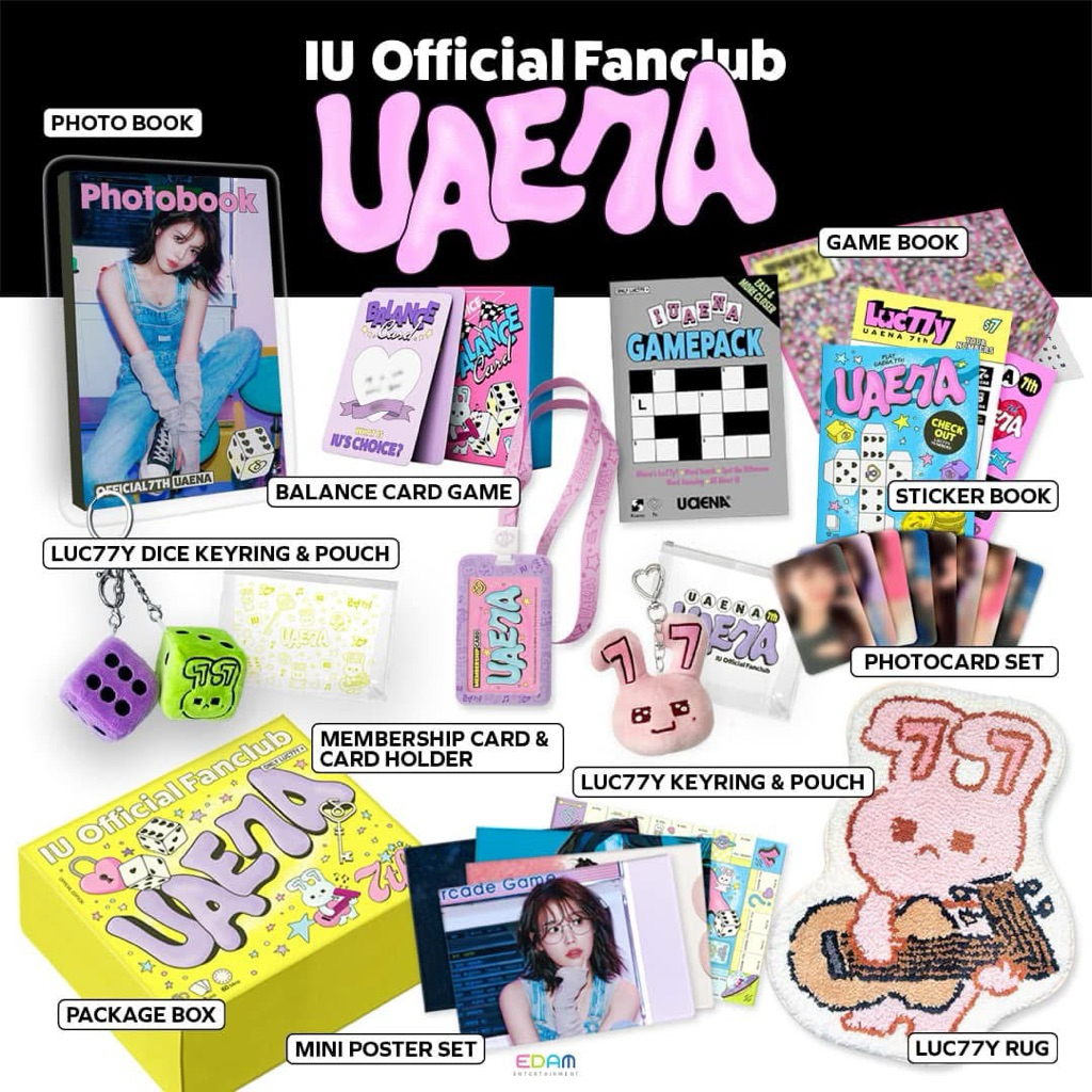 UAENA 7th OFFICIAL FANCLUB KIT มือ 1