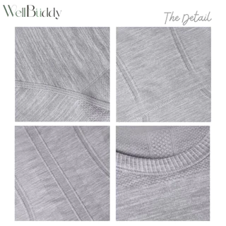 [New in Jan] - WellBuddy เสื้อออกกำลังกายผู้หญิง เสื้อทับสปอร์ตบรา ยืดหยุ่น ระบายอากาศดี (Air-Knit Tee)
