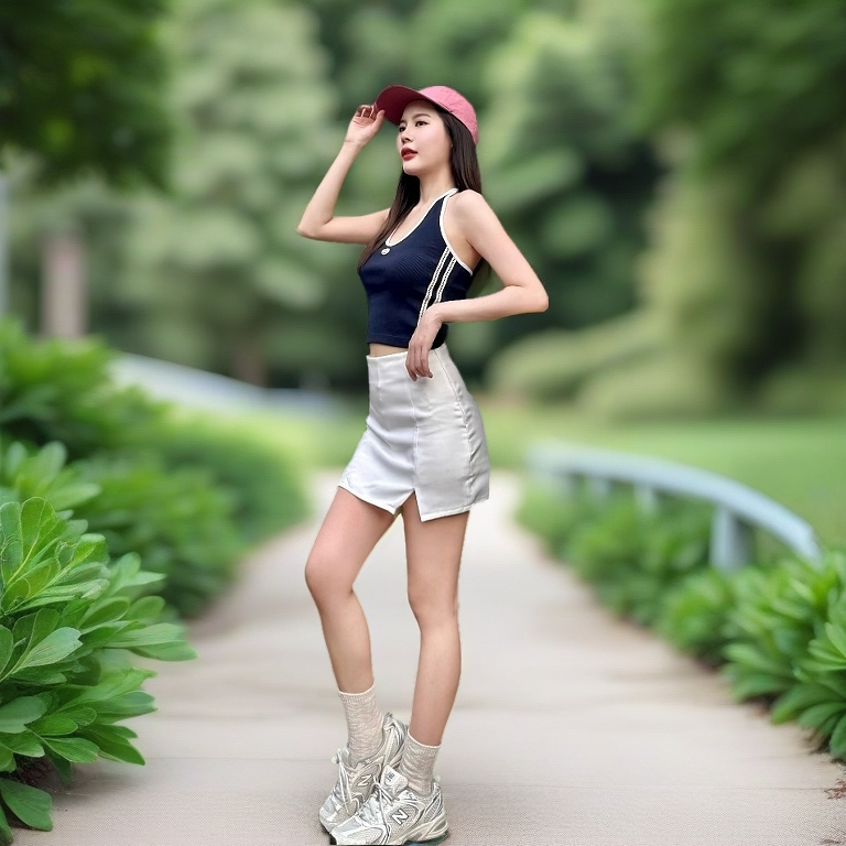 Pbpants กระโปรงกางเกง กระโปรงรอบตัวผ้าเปเป้