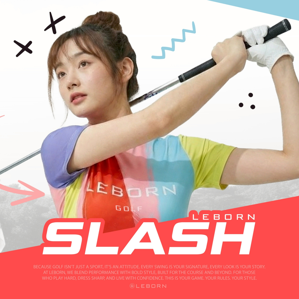 LEBORN SLASH   เสื้อกอล์ฟสำหรับผู้หญิง ที่สุดของดีไซน์และความหรูหรา !