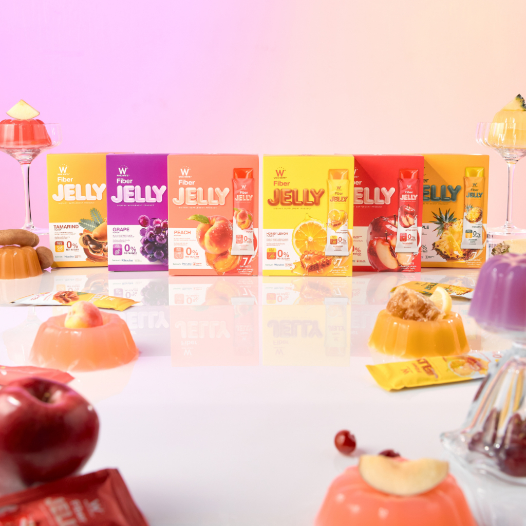 WINK WHITE JELLY FIBER เจลลี่ไฟเบอร์ วิงค์ไวท์ 6 รสชาติ ถ่ายคล่อง ไม่ปวดบิด (1 กล่อง มี 7 ซอง) - รูปที่ 7