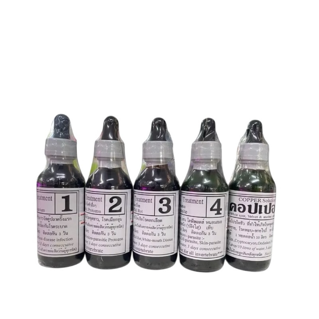 Bio knock 1 2 3 4 คอปเปอร์ ขนาด 60 ml สำหรับปลาสวยงาม